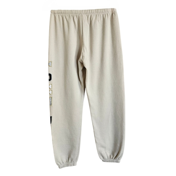 PINK Victoria's Secret Bling Beige " Love Pink" Classic Joggers Size S - Picture 3 of 6